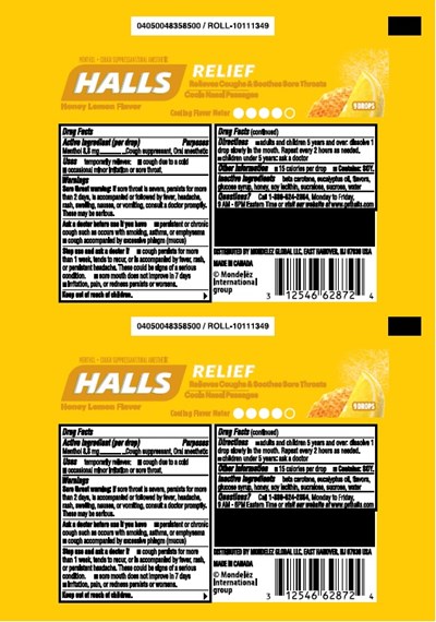 Dl Halls  Honey Lemon Stick 9ct